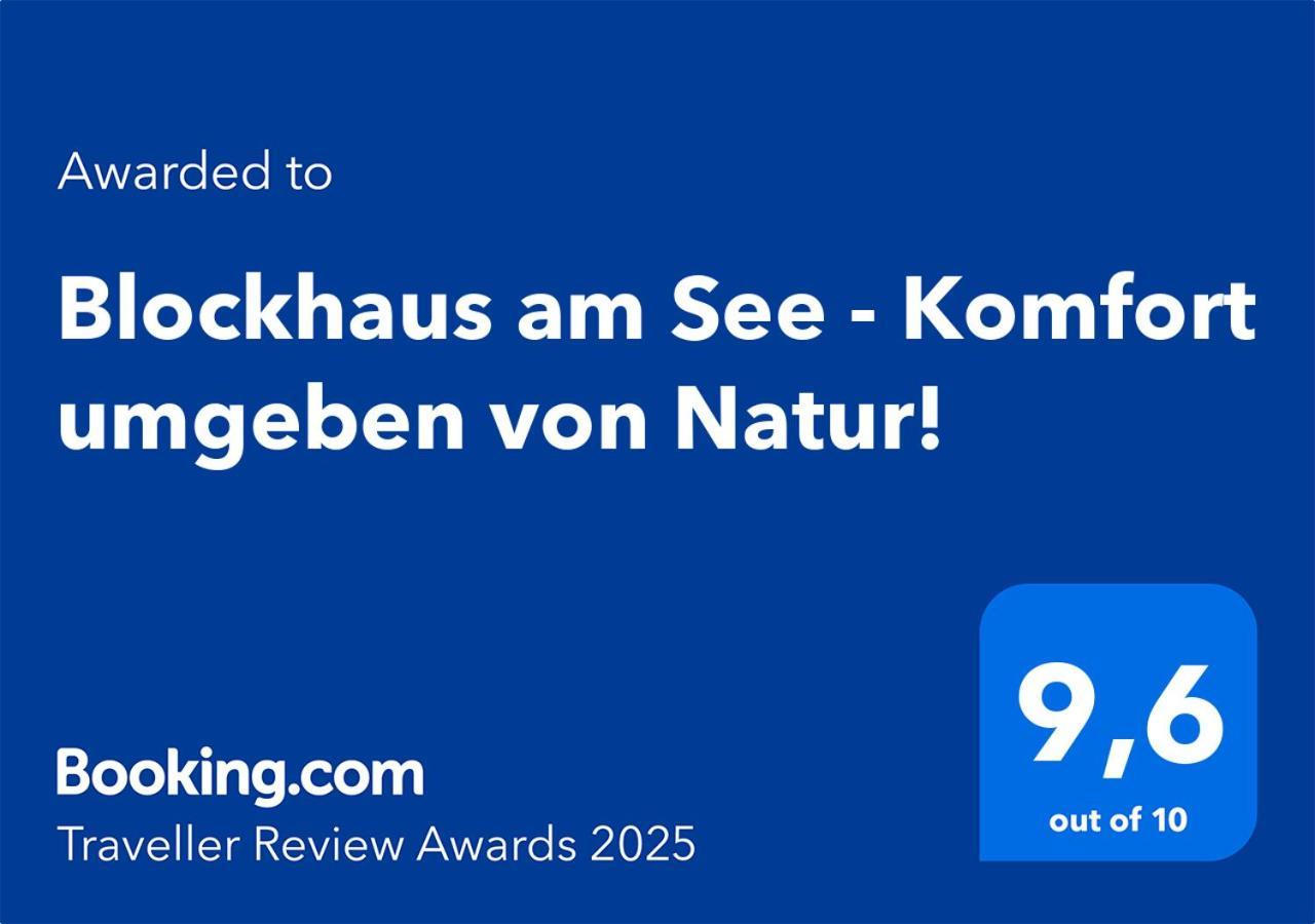 Blockhaus Am See - Komfort Umgeben Von Natur! Nalden Ngoại thất bức ảnh